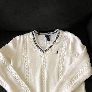 Izod VTG 80s v-neck sweater